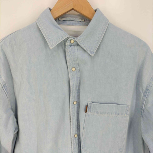 スピックアンドスパン Spick and Span 5 1/2 Five and Half DRESS-LINE DENIM SHIRT ドレスラインデニムシャツ レディース JPN:38