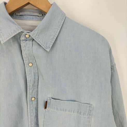 スピックアンドスパン Spick and Span 5 1/2 Five and Half DRESS-LINE DENIM SHIRT ドレスラインデニムシャツ レディース JPN:38