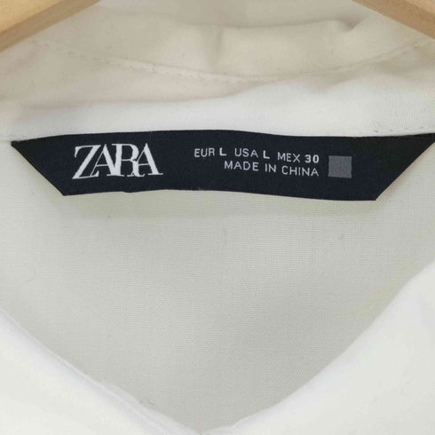 ザラ ZARA プリーツシャツブラウス レディース import:L