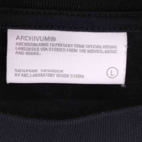 ARCHIVUM プリント L/Sカットソー メンズ JPN:L