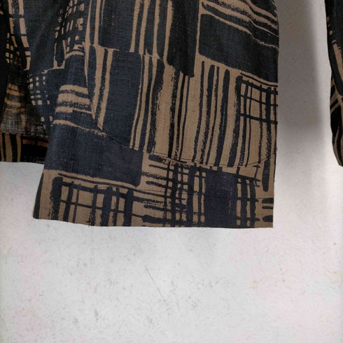 エムズ ブラック m's braque SINGLE 4-BUTTONS SHIRT-JACKET メンズ US:38