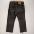リーバイス Levis USA製 505 ジップフライ ブラックデニムパンツ メンズ W33
