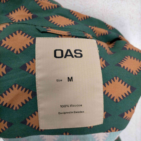 OAS MADE IN SWEDEN 半袖レーヨンシャツ メンズ JPN:M