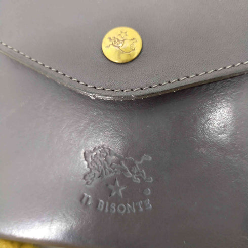 イルビゾンテ IL BISONTE 二つ折り がま口財布 メンズ