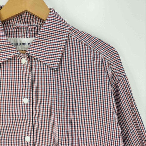 ドットアンドストライプスチャイルドウーマン Dot&Stripes CHILD WOMAN 80/2超長綿オックス スピンドルシャツブルゾン レディース FREE