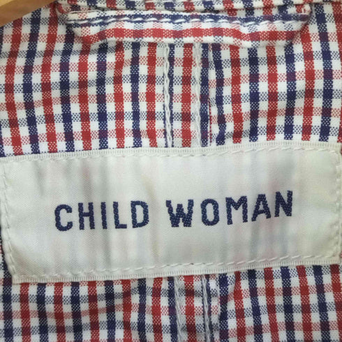 ドットアンドストライプスチャイルドウーマン Dot&Stripes CHILD WOMAN 80/2超長綿オックス スピンドルシャツブルゾン レディース FREE