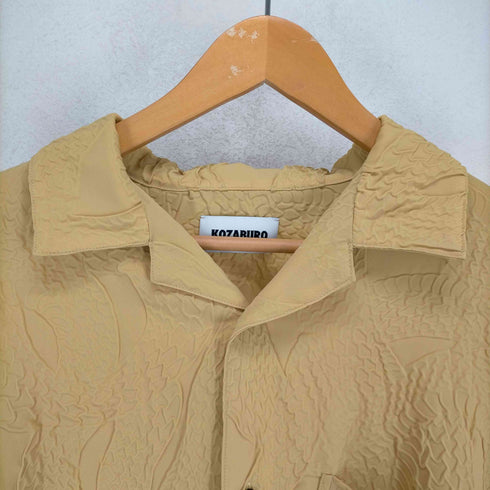 コウザブロウ KOZABURO EMBOSSING CAMP COLLAR LS SHIRTS メンズ JPN:1