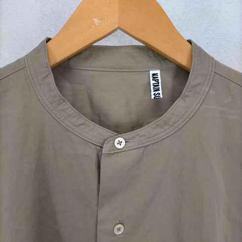 キャプテンサンシャイン KAPTAIN SUNSHINE Garment Dyed Stand Collar Shirts メンズ US:38