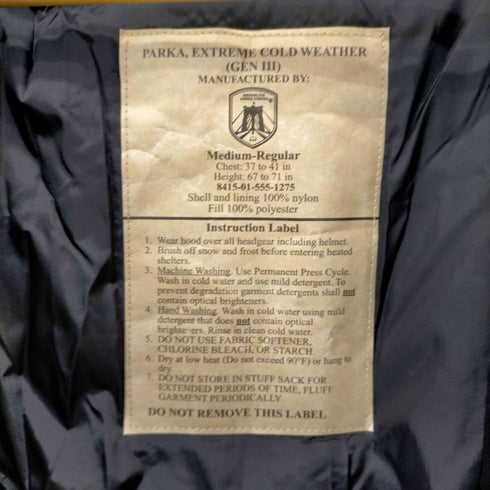 エクワックス GEN3 ECWCS B.A.F社製 U.S.TYPE Level 7 PRIMALOFT JACKET メンズ import:M MEDIUM REGULAR