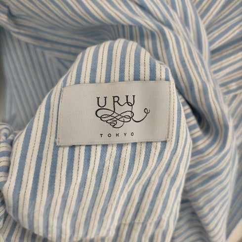 ウル URU COTTON CUPRA STRIPE - REGULAR COLLAR SHIRTS メンズ JPN:1