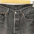 リーバイス Levis 501 メキシコ製 ストレートブラックデニム メンズ 32/30