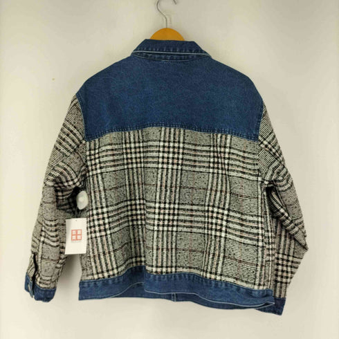 エイチアンドエム H&M ツイードドッキング デニムジャケット レディース JPN:L