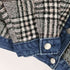 エイチアンドエム H&M ツイードドッキング デニムジャケット レディース JPN:L
