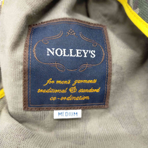 ノーリーズ NOLLEY’S カモ柄 3Bテーラードジャケット メンズ JPN:M
