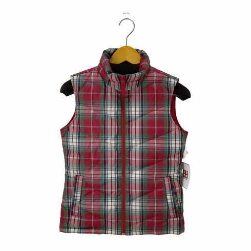 ランズエンド LANDS END チェック柄 ダウンベスト レディース JPN:S