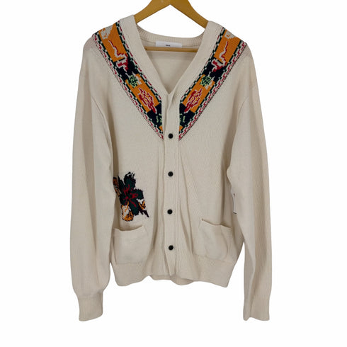 トーガビリリース TOGA VIRILIS 23SS JACQUARD KNIT CARDIGAN メンズ JPN:46