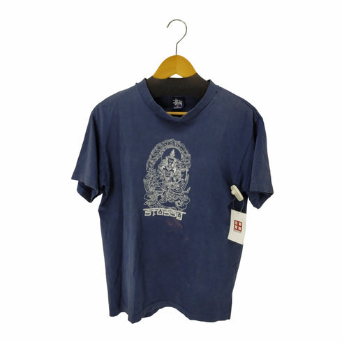 ステューシー Stussy 90-00s 観音様プリント Tシャツ フェード メンズ JPN:M