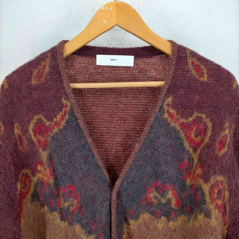 トーガビリリース TOGA VIRILIS 22AW MOHAIR JACQUARD KNIT CARDIGAN メンズ JPN:M