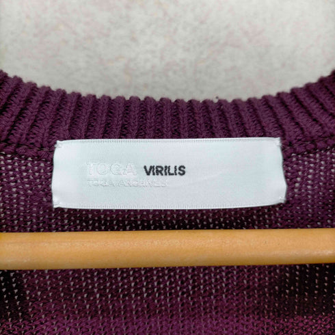 トーガビリリース TOGA VIRILIS 23SS JACQUARD KNIT CARDIGAN メンズ JPN:46
