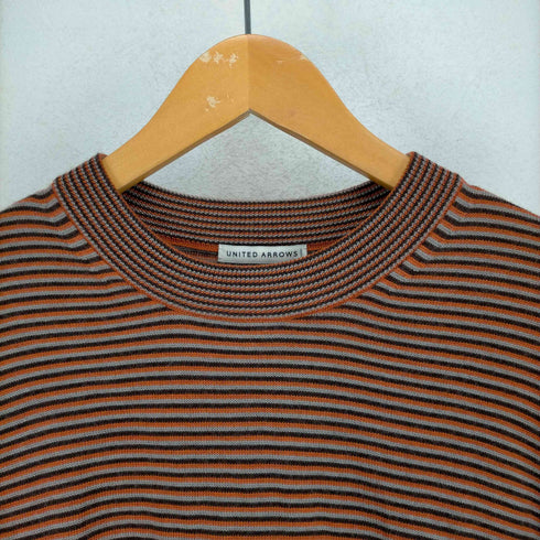 ユナイテッドアローズ UNITED ARROWS マルチボーダー クルーネック ニット メンズ JPN:S