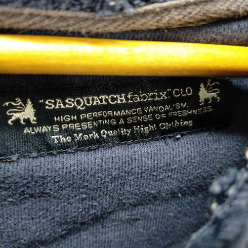 サスクワァッチファブリックス SASQUATCHfabrix. 08SS ドクロ刺繍 ジップアップパーカー メンズ JPN:M