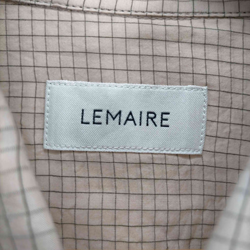 ルメール LEMAIRE 22SS シルクコットン半袖シャツ メンズ JPN:S