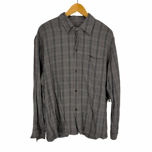 ウル URU 20SS レーヨンチェックシャツ メンズ JPN:2