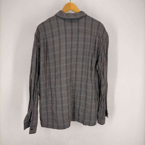 ウル URU 20SS レーヨンチェックシャツ メンズ JPN:2