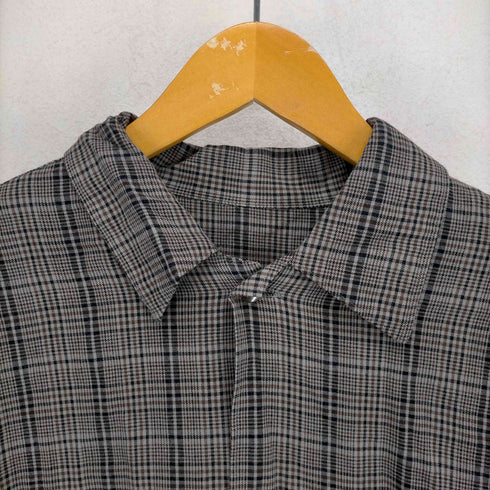 ウル URU 20SS レーヨンチェックシャツ メンズ JPN:2