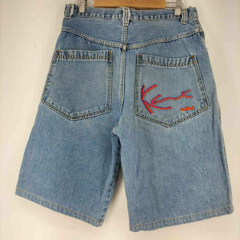 カールカナイ Karl Kani 90~00 ロゴ刺繍 ワイドデニムショーツ メンズ