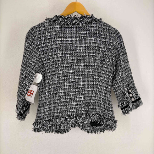 ラブレス LOVELESS ツイードノーカラーナポレオンジャケット レディース JPN:34