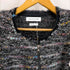 イザベルマランエトワール ISABEL MARANT ETOILE ノーカラーツイードアルパカ混ジップジャケット レディース FR:36
