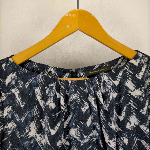 マッキントッシュ ロンドン Mackintosh LONDON 総柄ポリエステルワンピース レディース FR:38
