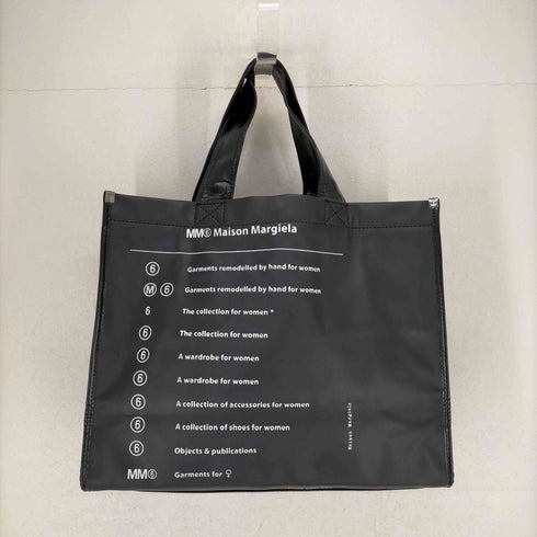 エムエムシックス メゾンマルジェラ MM6 Maison Margiela 19SS SHOPPING LOGO トートバッグ レディース