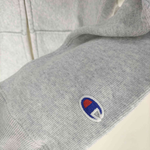 チャンピオン Champion Reverse Weave スウェット ジップアップパーカー 青単色 青タグ レディース JPN:M