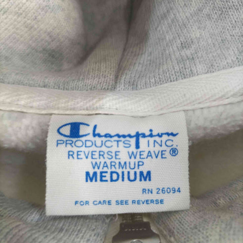 チャンピオン Champion Reverse Weave スウェット ジップアップパーカー 青単色 青タグ レディース JPN:M