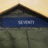 セブンティー SEVENTY 3B シングルテーラードジャケット メンズ