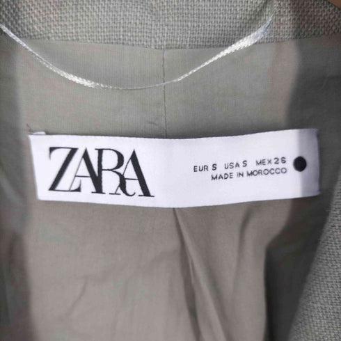 ザラ ZARA ベルト付きリネンベスト レディース import:S