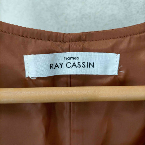 レイカズン Ray Cassin リネンライクVネックノースリーブワンピース レディース FREE