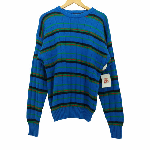 ラングラー Wrangler 90s ボーダーロングスリーブニット メンズ LARGE