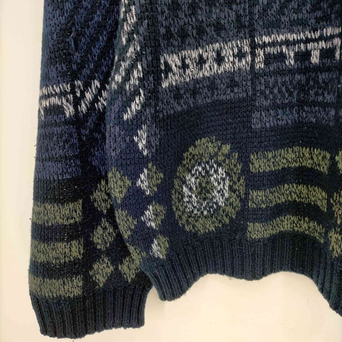 ビューグルボーイ Bugle Boy 総柄 アクリルニット メンズ import:XL