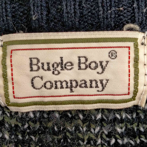 ビューグルボーイ Bugle Boy 総柄 アクリルニット メンズ import:XL