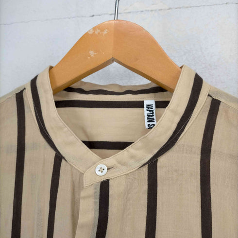 キャプテンサンシャイン KAPTAIN SUNSHINE 23SS Stand Collar Shirt メンズ US:36
