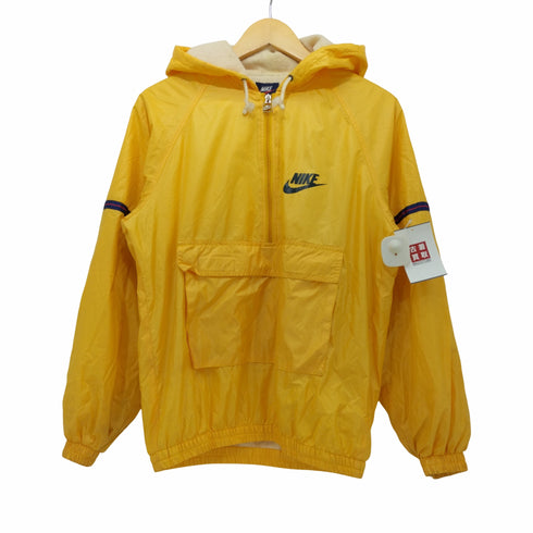 ナイキ NIKE 80-90s ハーフジップジップ ナイロン フーディ メンズ import:M