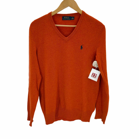 ポロラルフローレン POLO RALPH LAUREN ポニー刺繍 Vネックニット メンズ JPN:XS