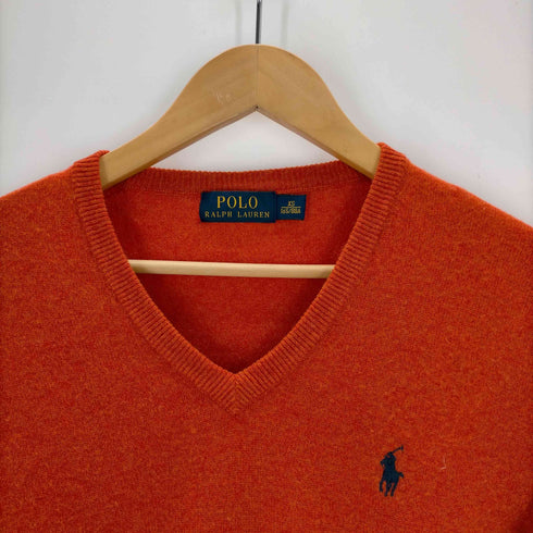 ポロラルフローレン POLO RALPH LAUREN ポニー刺繍 Vネックニット メンズ JPN:XS