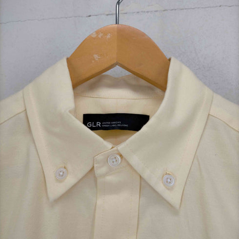 グリーンレーベルリラクシング GREEN LABEL RELAXING バルーン オックスフォード 半袖 シャツ メンズ JPN:S