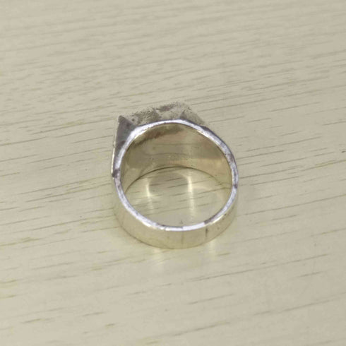 アンダーカバー UNDERCOVER URCR ロゴ カレッジリング シルバーリング メンズ 13号