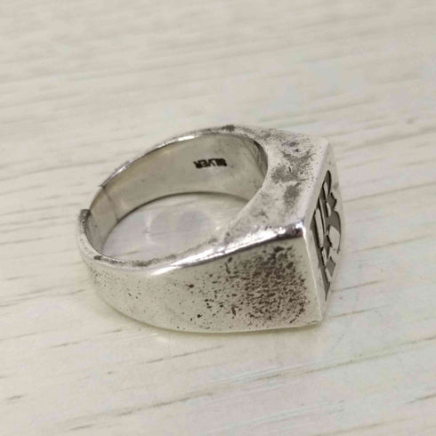 アンダーカバー UNDERCOVER URCR ロゴ カレッジリング シルバーリング メンズ 13号