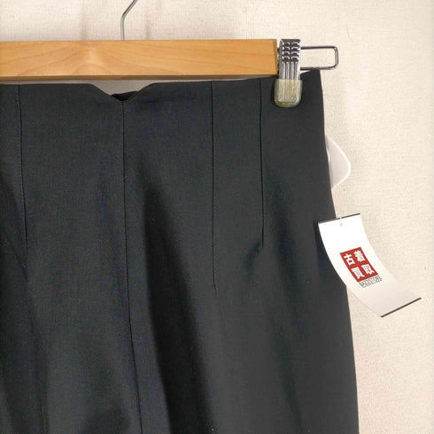ザラ ZARA センタープレス ジッパーフライ ハイウエスト テーパードパンツ レディース JPN:XS